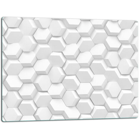Tablero de corte de placa de vidrio 52x40 Placa blanca