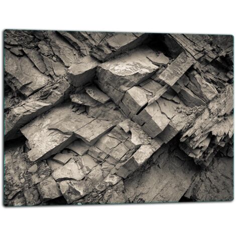 Tablero de corte de placa de vidrio 52x40 roca