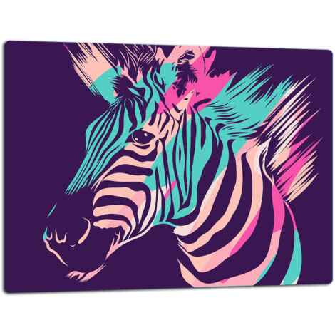 Tablero de corte de placa de vidrio 52x40 Zebra
