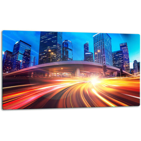 Tablero de corte de placas de vidrio 52x30 ciudad