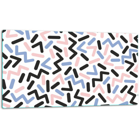 Tablero de corte de placas de vidrio 52x30 Patrón de arte