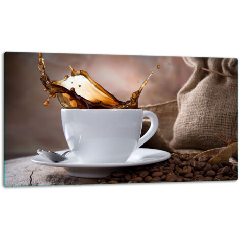 Tablero de corte de plato de vidrio 52x30 Caf