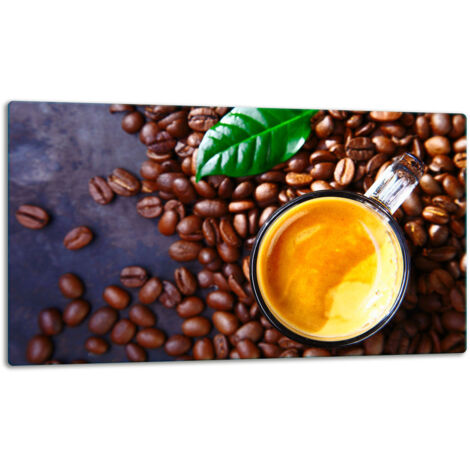Tablero de corte de plato de vidrio 52x30 Caf