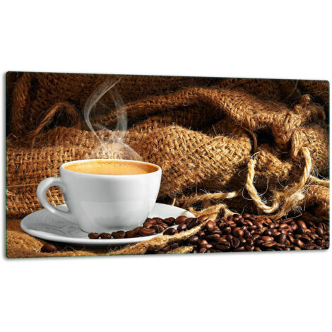 Tablero de corte de plato de vidrio 52x30 Caf