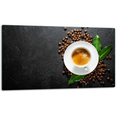 Tablero de corte de plato de vidrio 52x30 Caf
