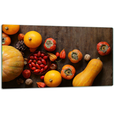 Tablero de corte de plato de vidrio 52x30 vegetales