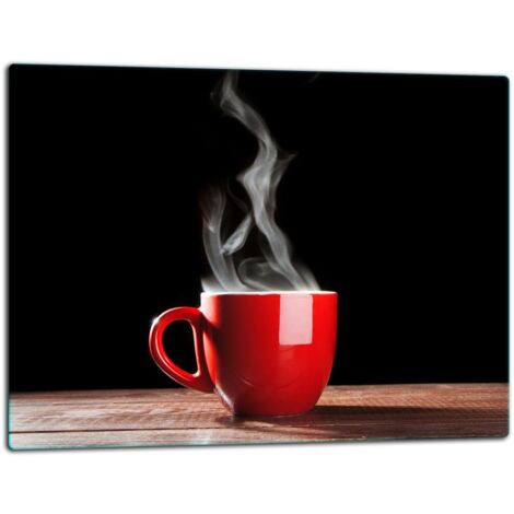 Tablero de corte de plato de vidrio 52x40 Caf