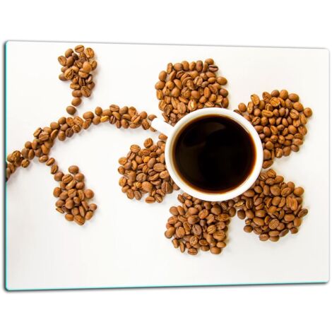 Tablero de corte de plato de vidrio 52x40 Caf