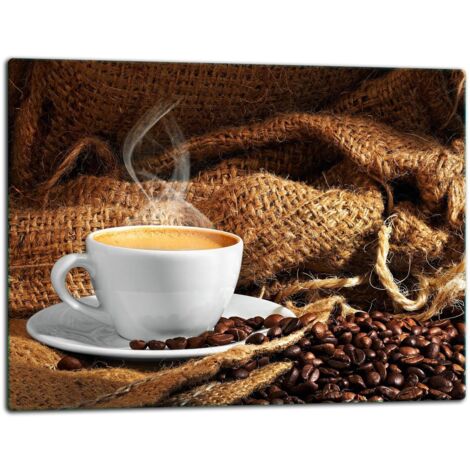 Tablero de corte de plato de vidrio 52x40 Caf