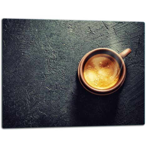 Tablero de corte de plato de vidrio 52x40 Caf