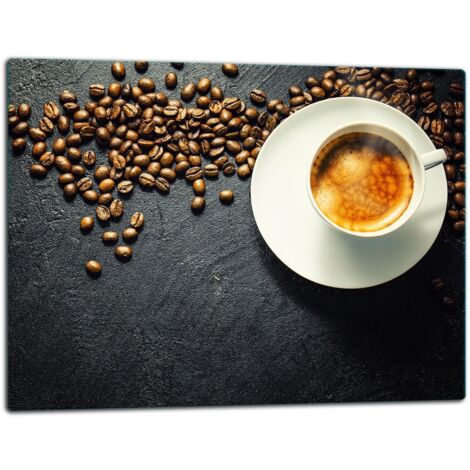 Tablero de corte de plato de vidrio 52x40 Caf