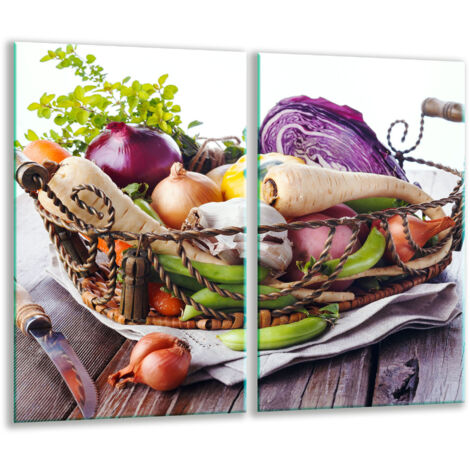 Tablero de corte de vidrio 2x 30x52 cocina