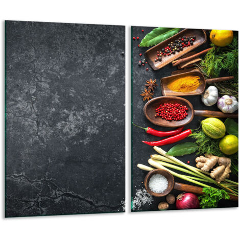 Tablero de corte de vidrio 2x 30x52 especias