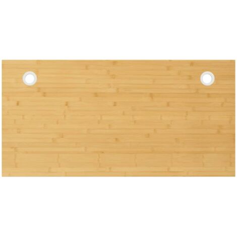 Tablero de escritorio de bambú 100x50x4 cm vidaXL