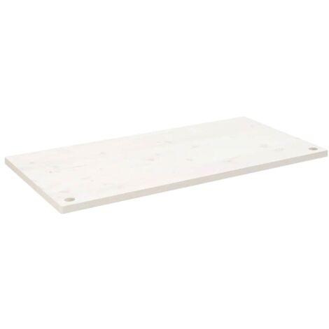 Tablero de escritorio madera maciza pino blanco 100x50x2,5 cm vidaXL