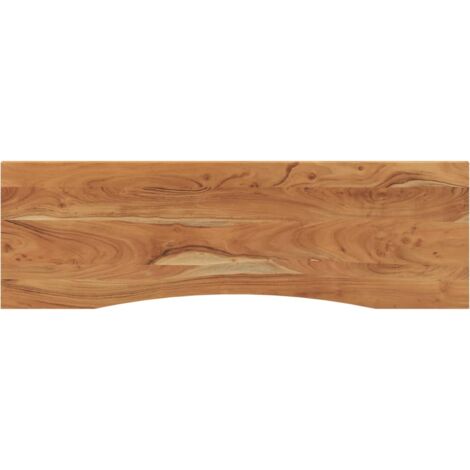 Tablero de escritorio rectangular madera acacia 160x50x2,5 cm vidaXL