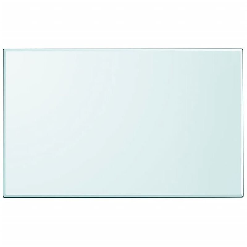 

Tablero de mesa de cristal templado cuadrado 1000x620 mm - Transparente