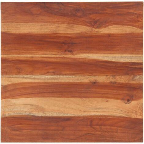 Tablero de mesa madera maciza de acacia 25-27 mm 60x60 cm