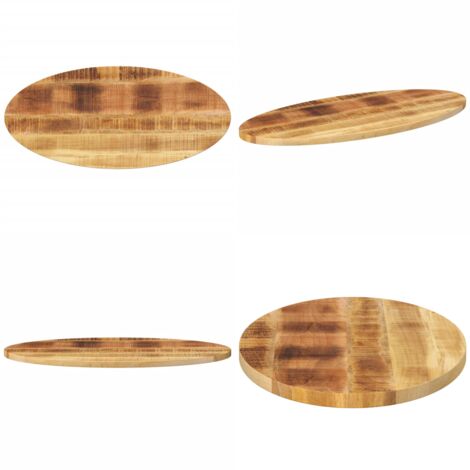 Tablero de mesa ovalado madera maciza de mango 100x40x2,5 cm - Mesa ovalada - Mesa de mango