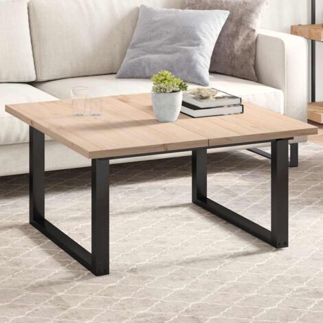 Tablero de mesa rectangular 2 uds madera de pino 90x45x2,5 cm