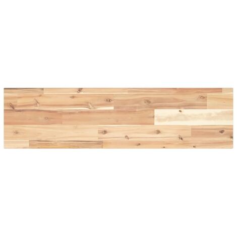 Tablero de mesa rectangular madera maciza acacia 100x20x2 cm vidaXL