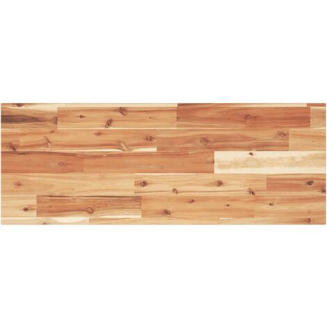 Tablero de mesa rectangular madera maciza acacia 100x30x2 cm vidaXL