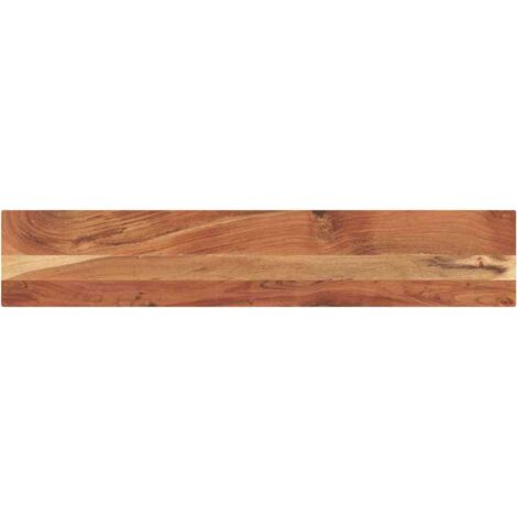 Tablero de mesa rectangular madera maciza acacia 180x20x3,8 cm