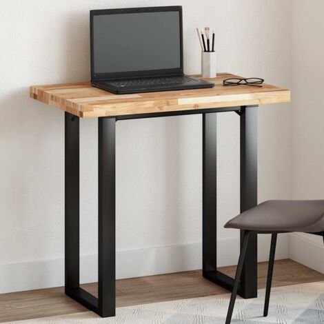 Tablero de mesa rectangular madera maciza acacia 80x50x4 cm