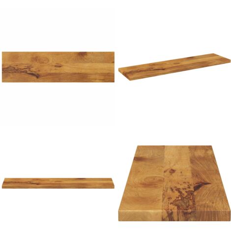 Tablero de mesa rectangular madera maciza mango 100x20x3,8 cm - Madera de mango - Mesa de madera maciza