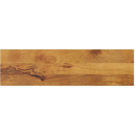 Tablero de mesa rectangular madera maciza mango 110x20x3,8 cm