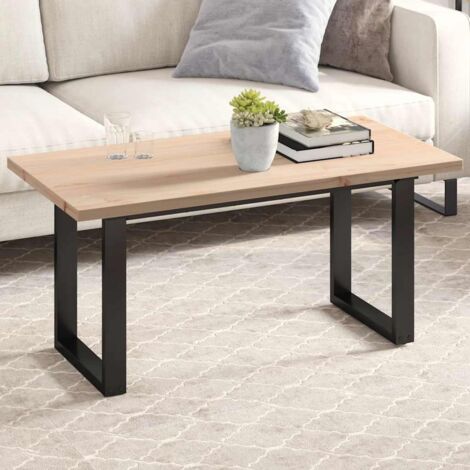 Tablero de mesa rectangular madera maciza pino 100x50x2,5 cm