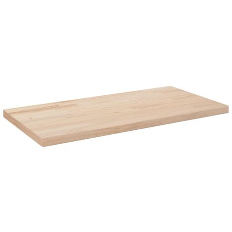 Tablero de mesa rectangular madera maciza pino 80x40x2,5 cm vidaXL