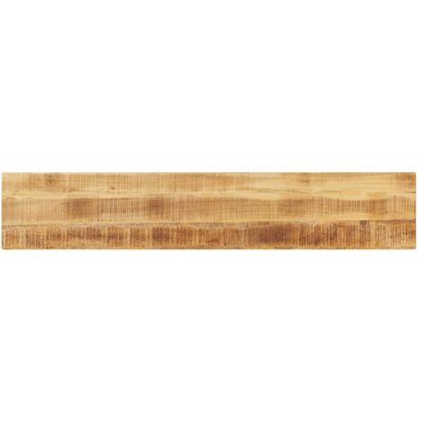Tablero de mesa rectangular madera mango rugosa 160x30x3,8 cm