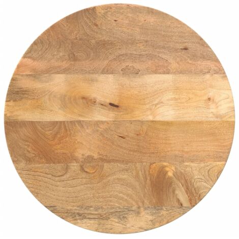 Tablero de mesa redondo madera maciza de mango Ø 50x2,5 cm