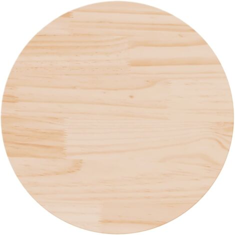 Tablero de mesa redondo madera maciza de pino Ø50x3 cm vidaXL