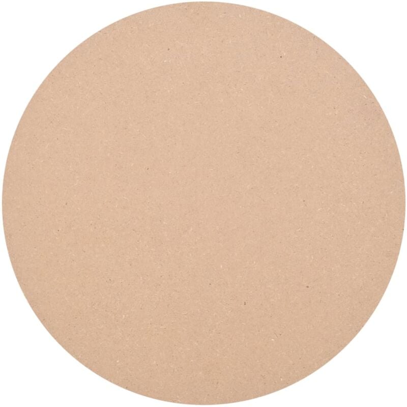 Tablero de mesa redondo mdf 700x18 mm Vidaxl Beige