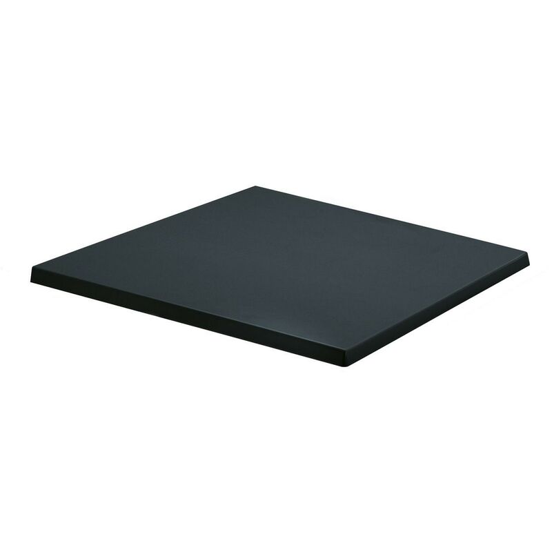 

Tablero de mesa Werzalit-Sm, NEGRO 55, 70 x 70 cms*