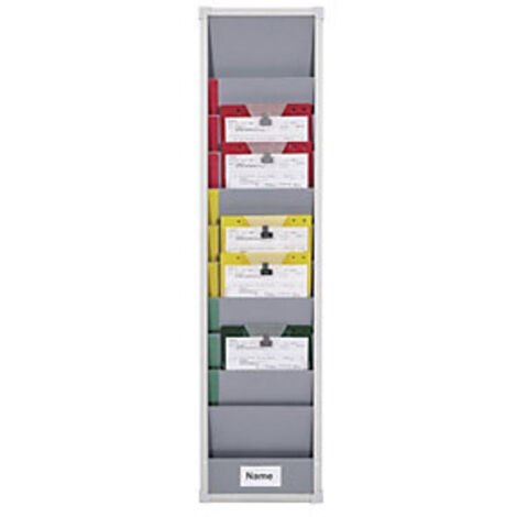 Tablero de planificación de un segmento W315xH1282xD78mm con rodillos para A4