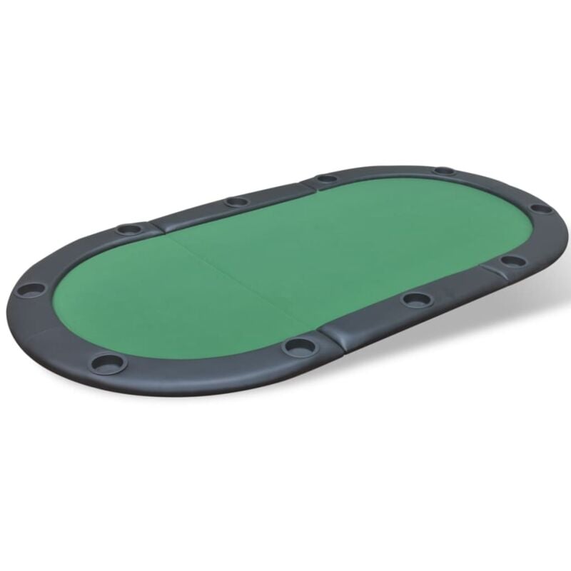 

Tablero de Póker Plegable para 10 Jugadores Verde - Verde - Vidaxl