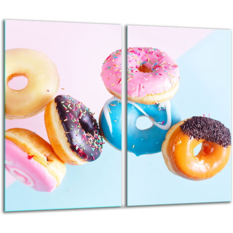 Tablero de vidrio 2x 30x52 donas