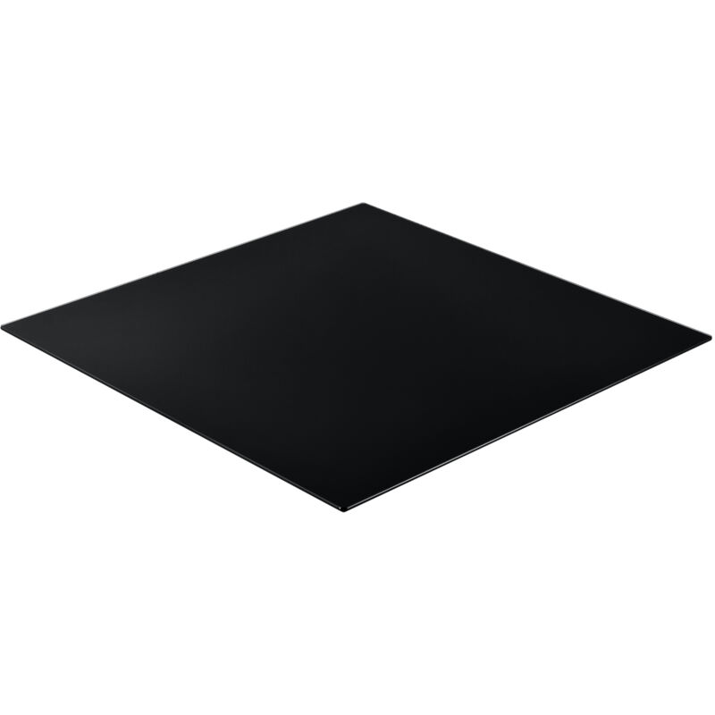 

Tablero de vidrio para Mesa de centro - para Mesa de Comedor - Placa inferior para Chimenea - Vidrio Templado - 80 x 80 cm - Negro
