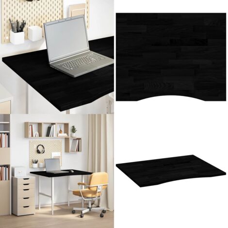 Tablero escritorio 100x80x2,5cm rectangular madera maciza roble - Escritorio de roble - Tablero de madera