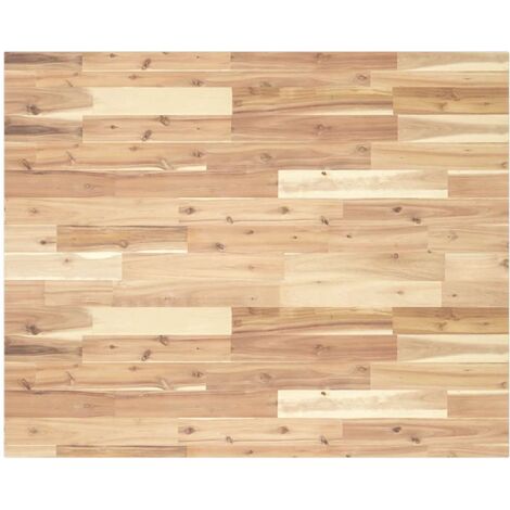 Tablero escritorio madera maciza acacia sin tratar 100x80x2 cm