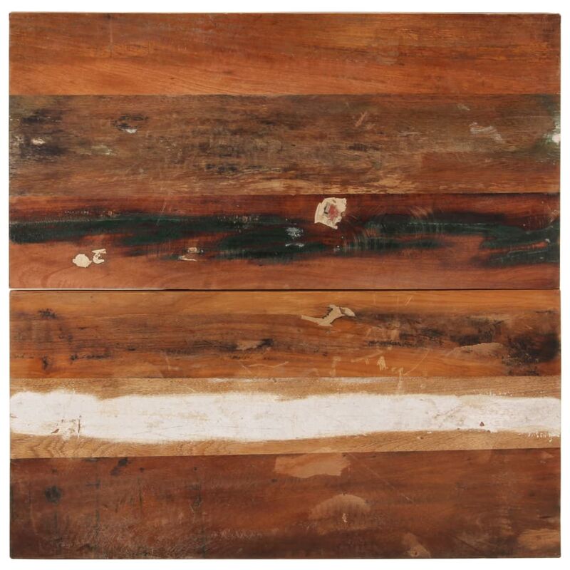

Youthup - Tablero mesa cuadrada 70x70cm 25-27mm madera maciza reciclada - Multicolor