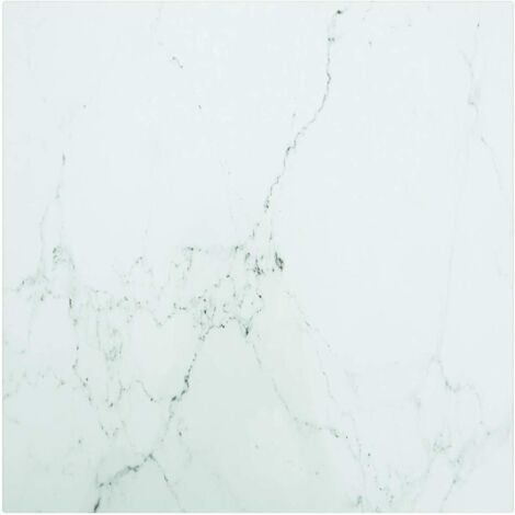 Tablero mesa diseño mármol vidrio templado  40x40 cm 6 mm