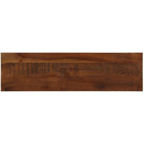 Tablero mesa rectangular madera maciza reciclada 100x20x3,8 cm