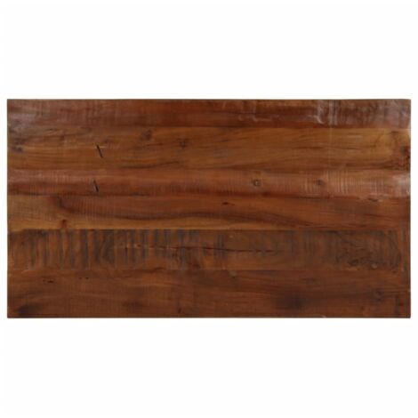 Tablero mesa rectangular madera maciza reciclada 120x70x2,5 cm