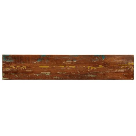 Tablero mesa rectangular madera maciza reciclada 140x40x2,5 cm
