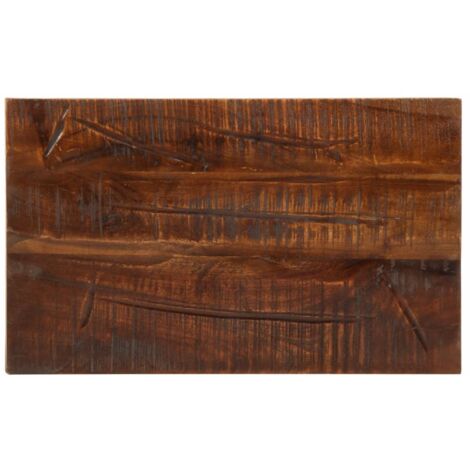 Tablero mesa rectangular madera maciza reciclada 60x30x3,8 cm