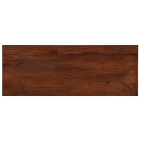 Tablero mesa rectangular madera maciza reciclada 70x20x3,8 cm